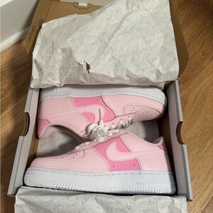 Nike Air Force 1 - Pink Foam - Size 5Y